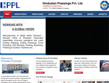 Tablet Screenshot of hpplindia.com